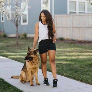 Casual Black Women’s Relaxed Shorts